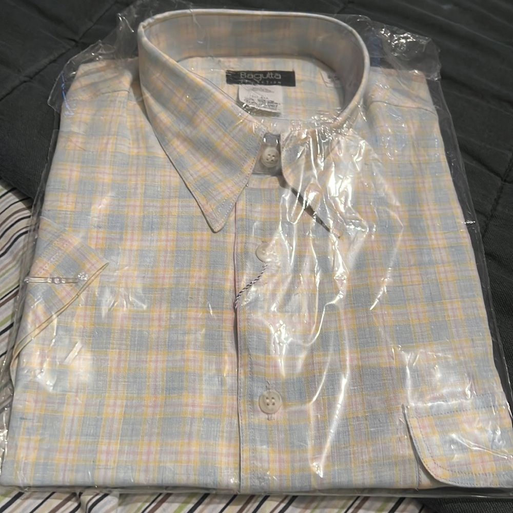 Bagutta collection made in Italy men’s long sleeve shirt